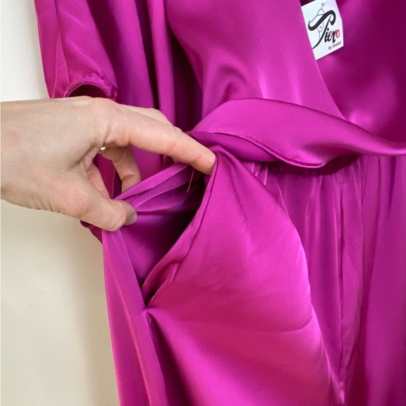 NWT Piero from a boutique in Puerto Rico. Off the shoulder jumpsuit with belt. - Picture 11 of 15